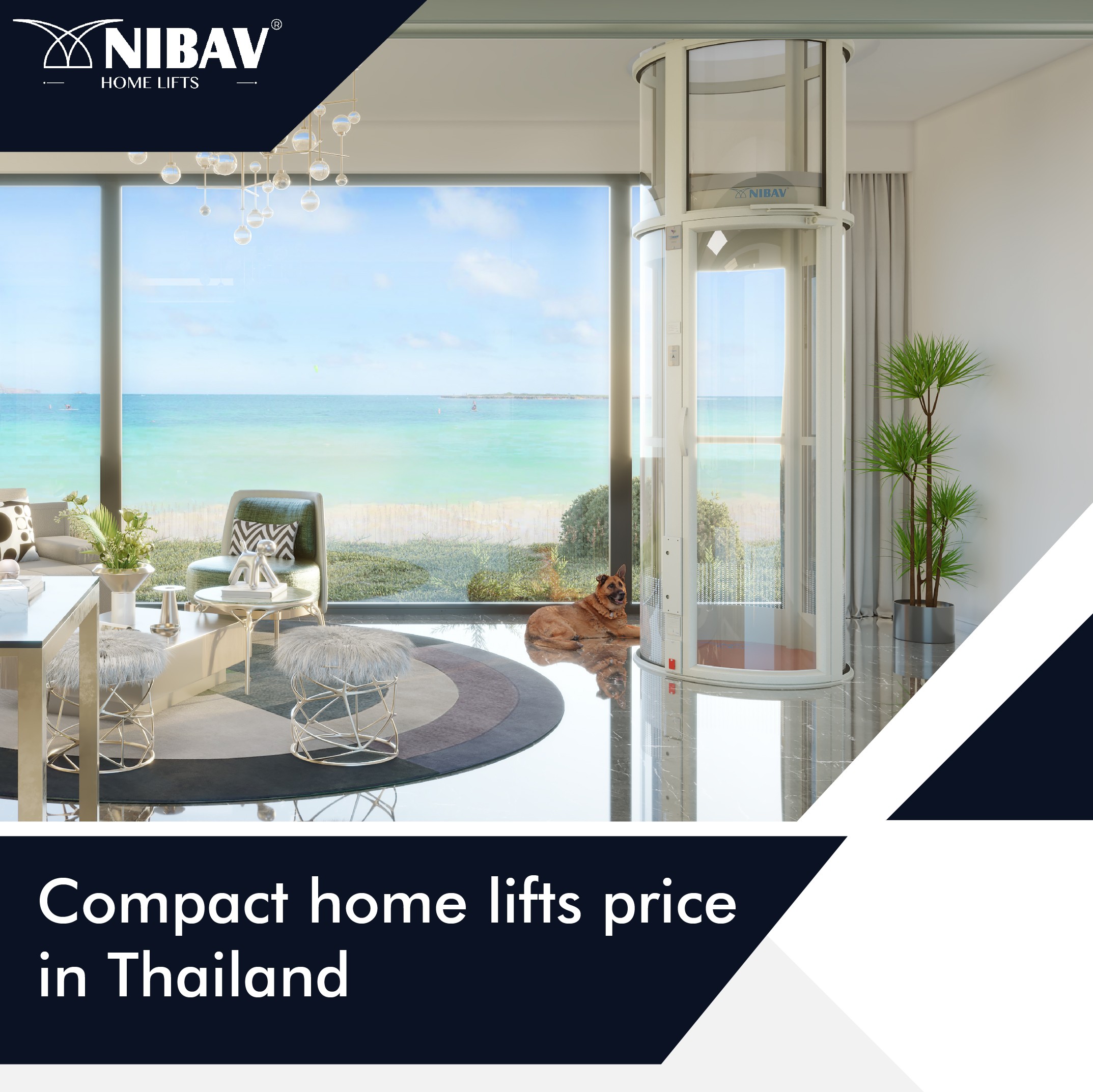 Compact home lifts in Thailand